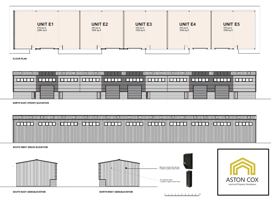 Commercial Units in Morecambe Building Plans