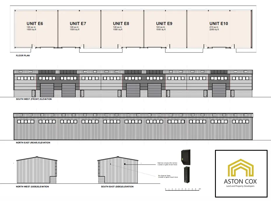 Commercial Units in Morecambe Building Plans